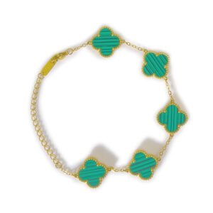 四叶草幸运手链（大） 绿色 (2)