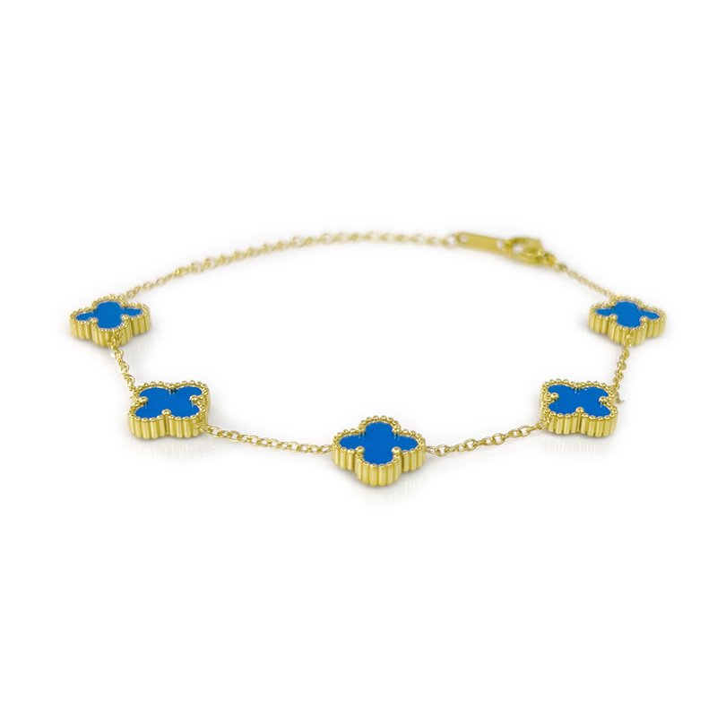 Second image of Lucky Four-Leaf Clover Bracelet (Small)