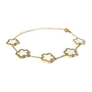 五叶草（点面）-白色