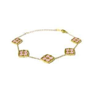 紫罗兰手链-粉色