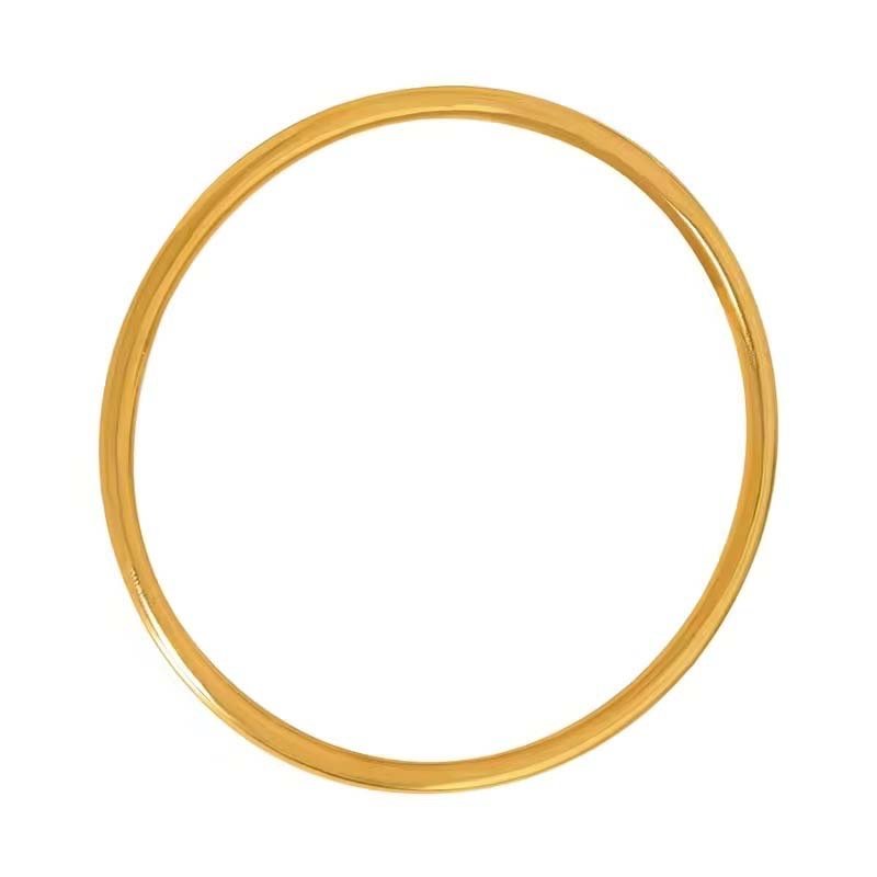  minimalist polished thin-band bangle