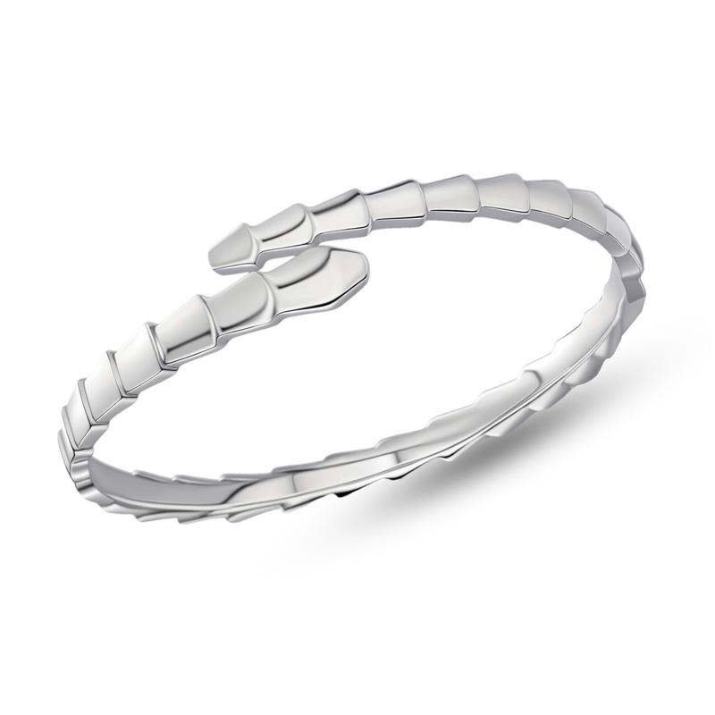 Bamboo Joint Texture Open Bangle