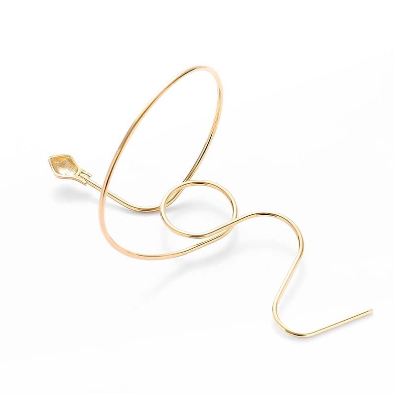 Snake-Shaped Arm Cuff Bracelet