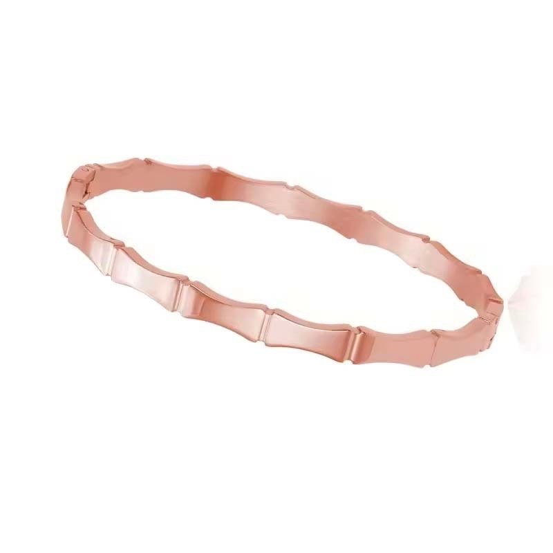 Second image of Bamboo-Joint Texture Closed Bangle