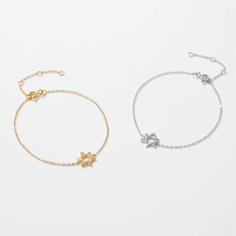 Second image of Star-Element Thin Chain Bracelet